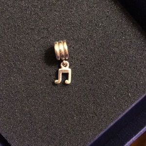 Music note pandora charm